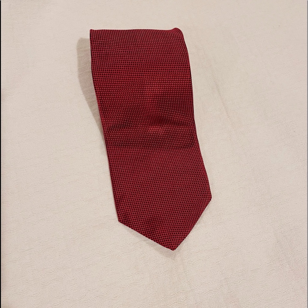 Men’s Tie Harold Powell RichRed,black intertwined